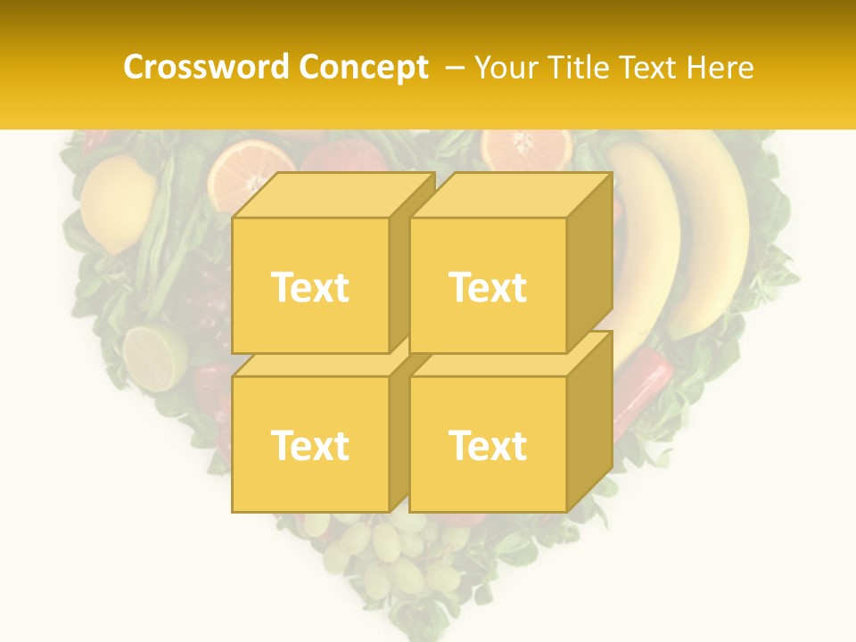 Set Of Fruits PowerPoint Template
