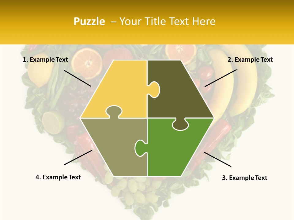 Set Of Fruits PowerPoint Template