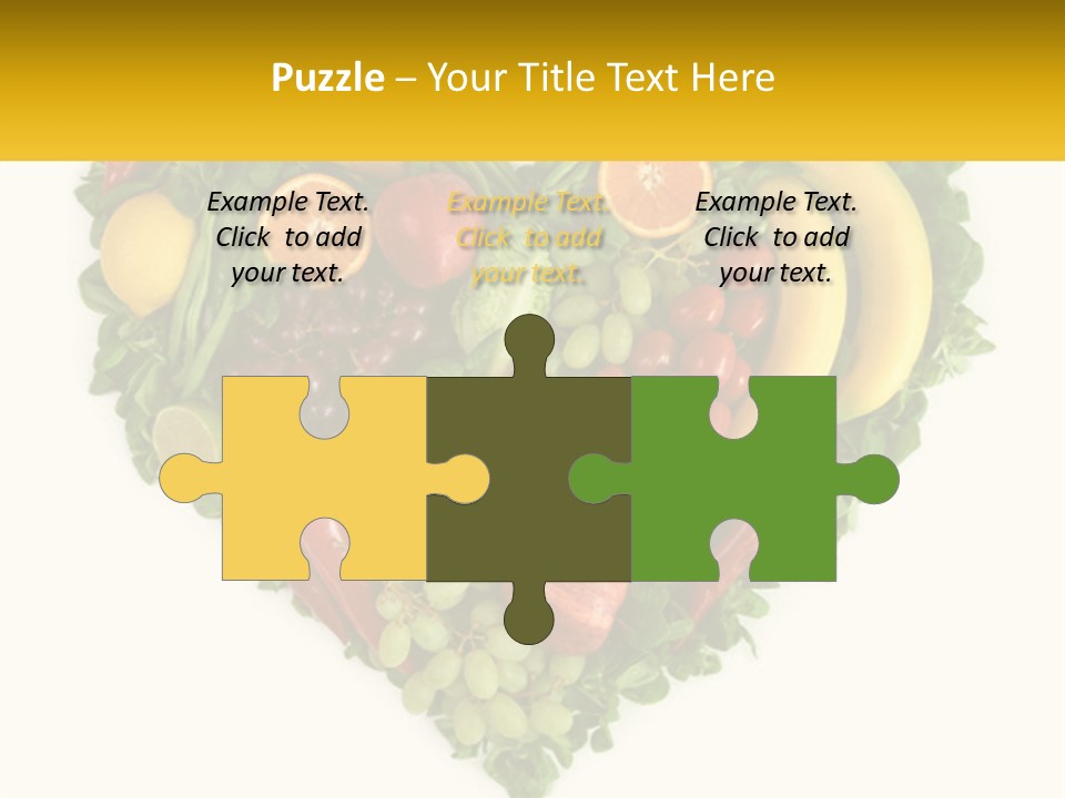 Set Of Fruits PowerPoint Template