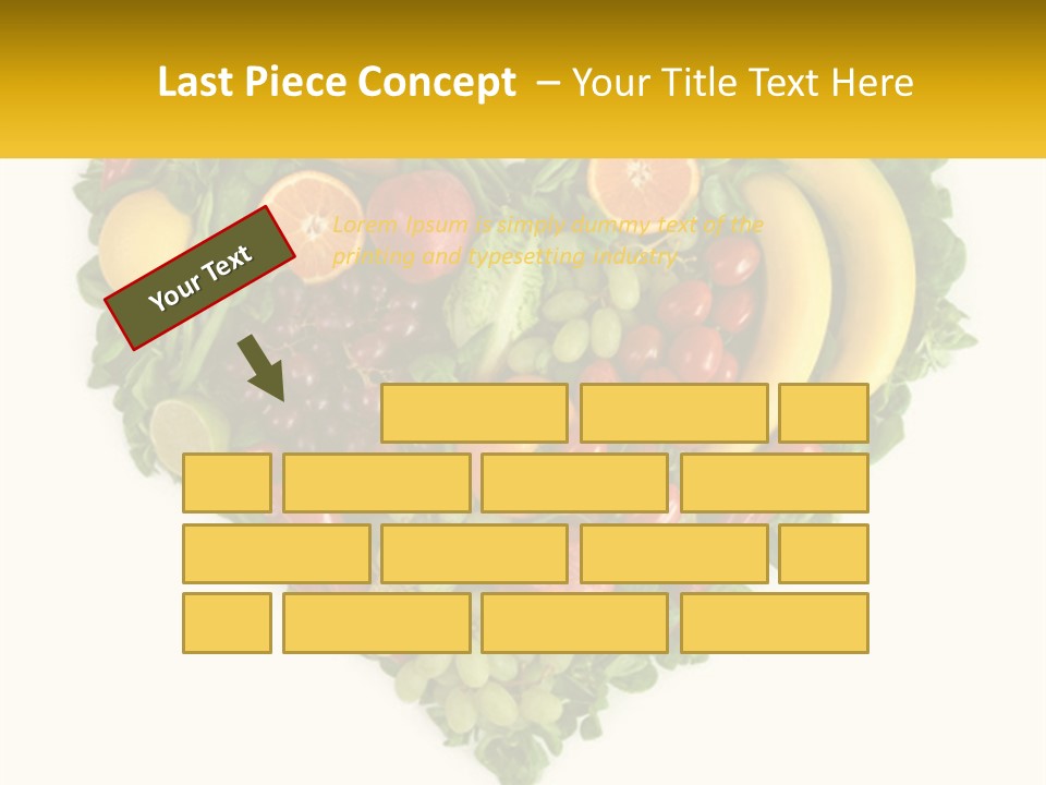 Set Of Fruits PowerPoint Template