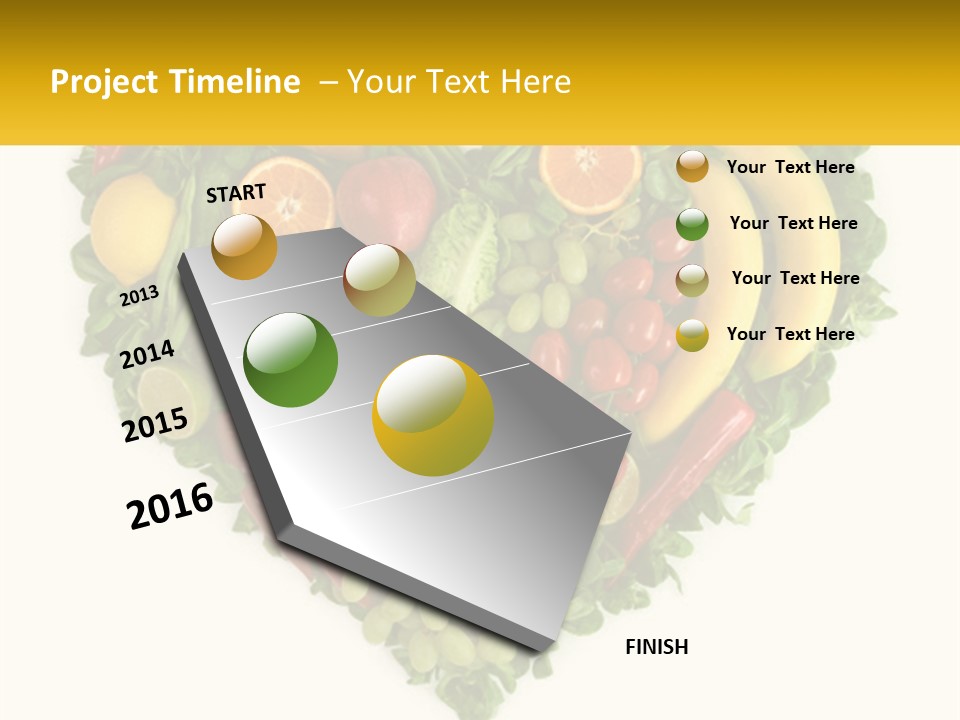 Set Of Fruits PowerPoint Template