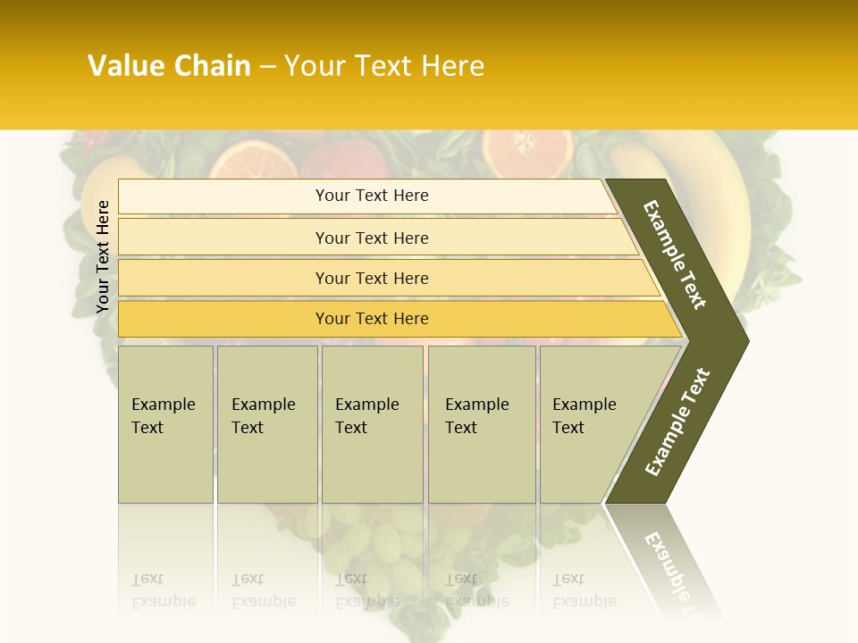 Set Of Fruits PowerPoint Template