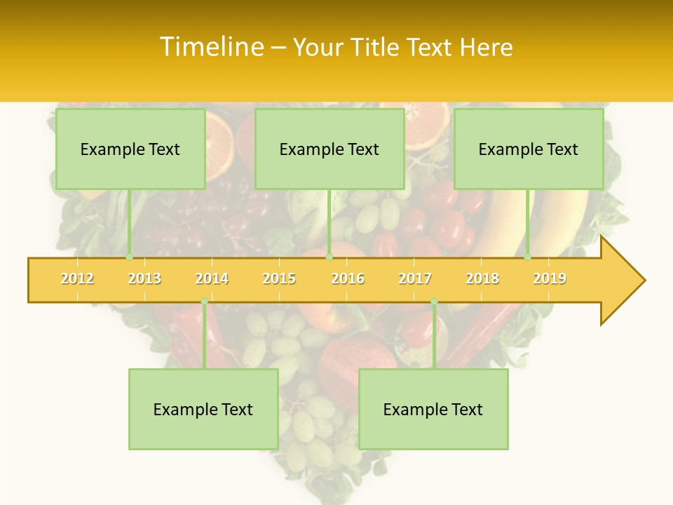 Set Of Fruits PowerPoint Template