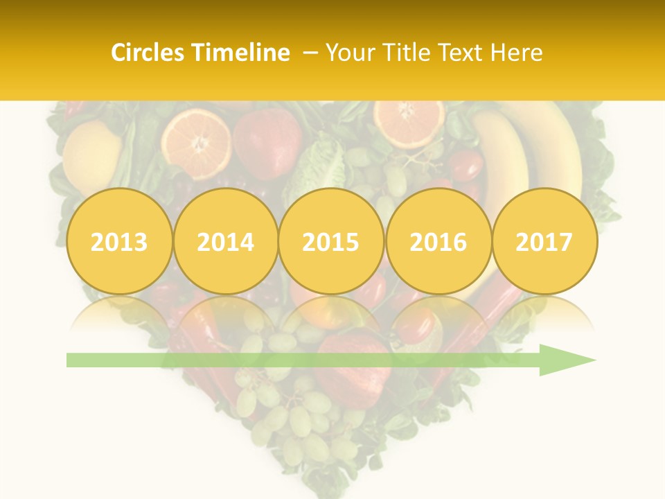 Set Of Fruits PowerPoint Template