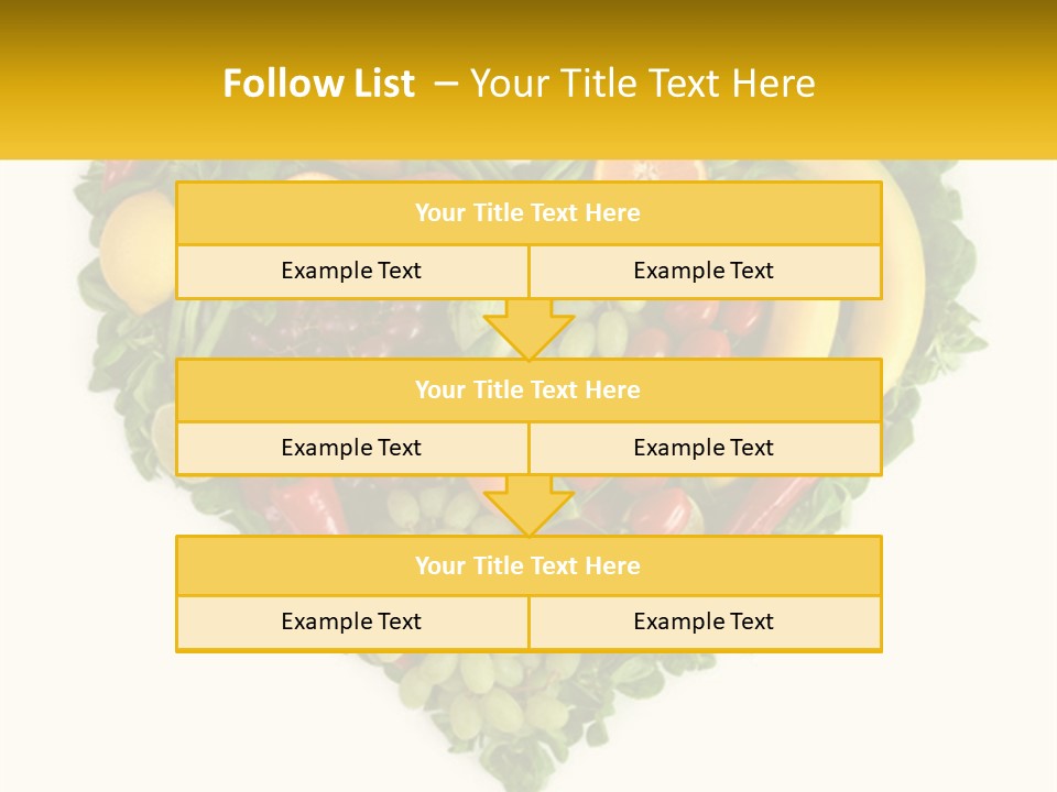 Set Of Fruits PowerPoint Template