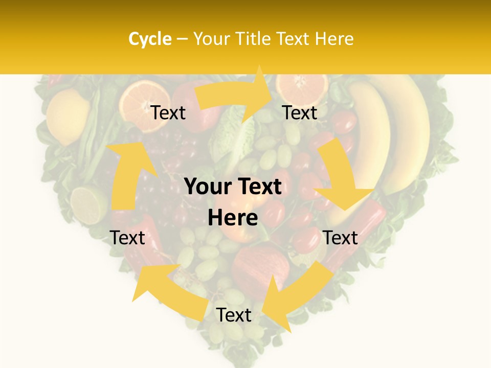 Set Of Fruits PowerPoint Template