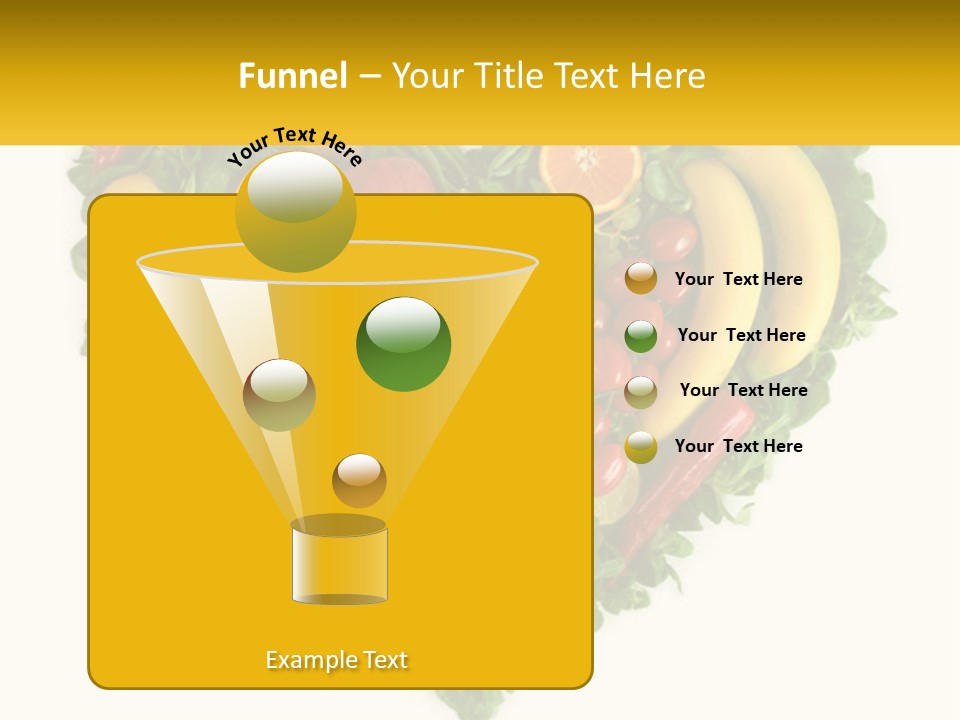 Set Of Fruits PowerPoint Template