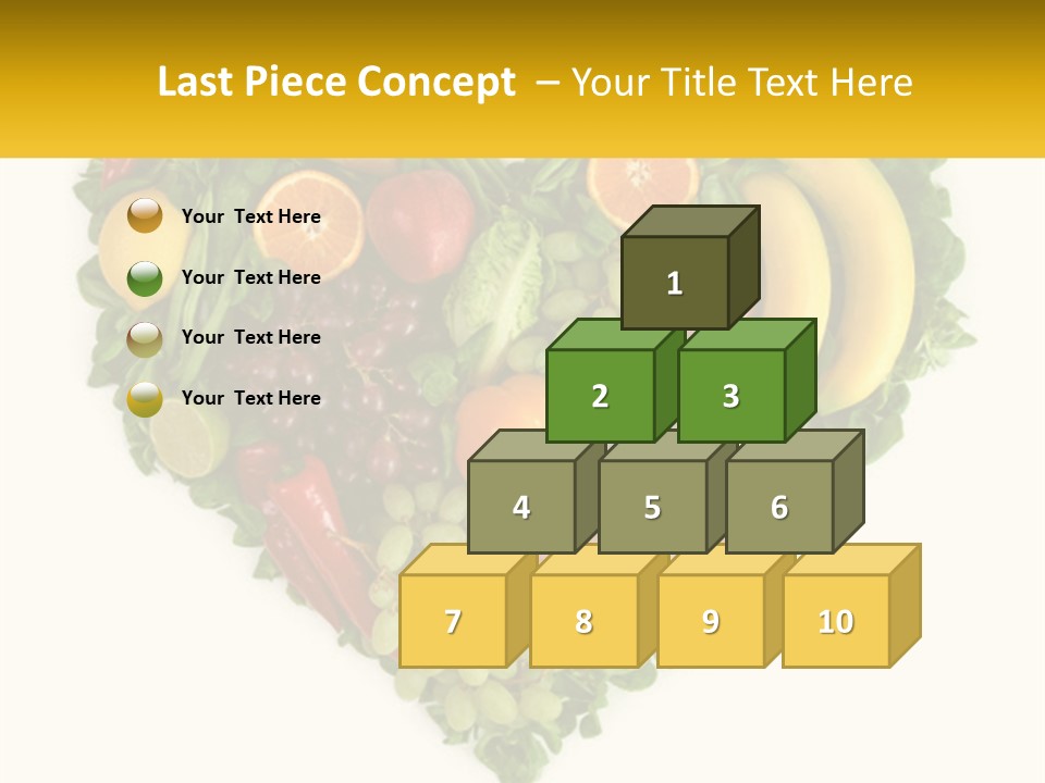 Set Of Fruits PowerPoint Template