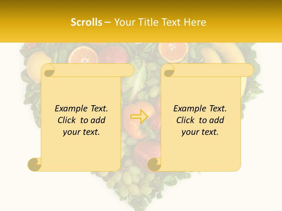 Set Of Fruits PowerPoint Template