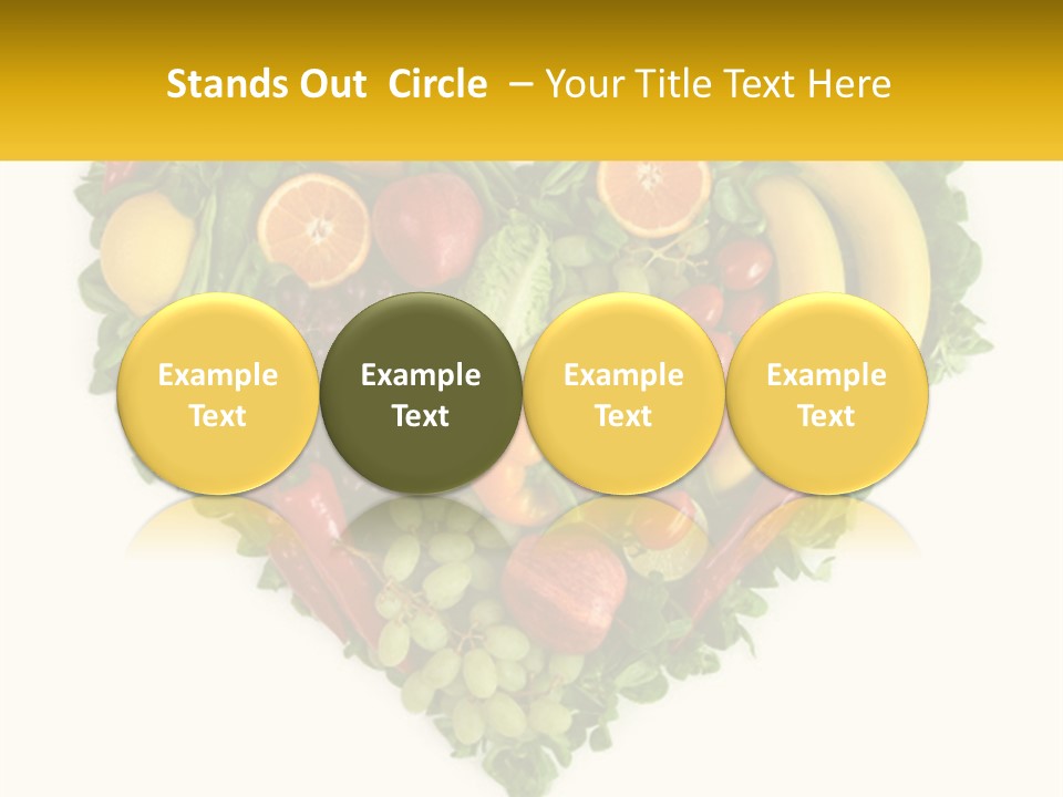 Set Of Fruits PowerPoint Template