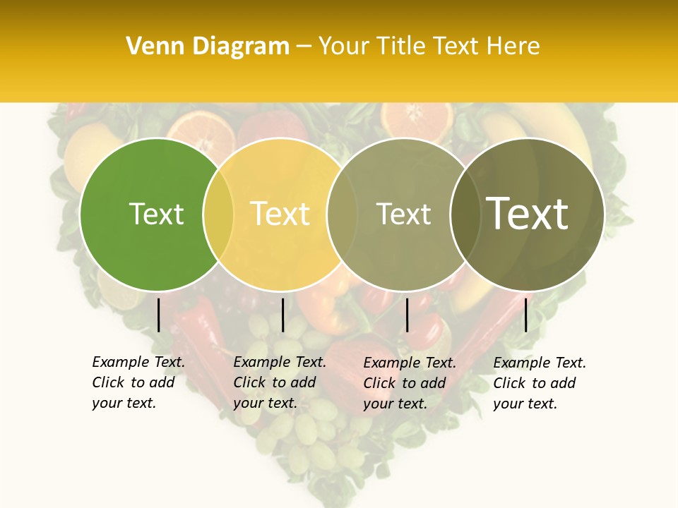 Set Of Fruits PowerPoint Template