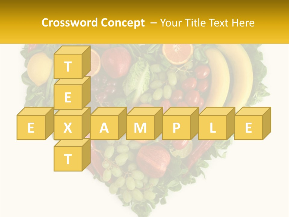 Set Of Fruits PowerPoint Template