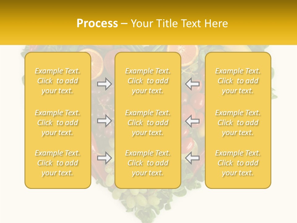 Set Of Fruits PowerPoint Template