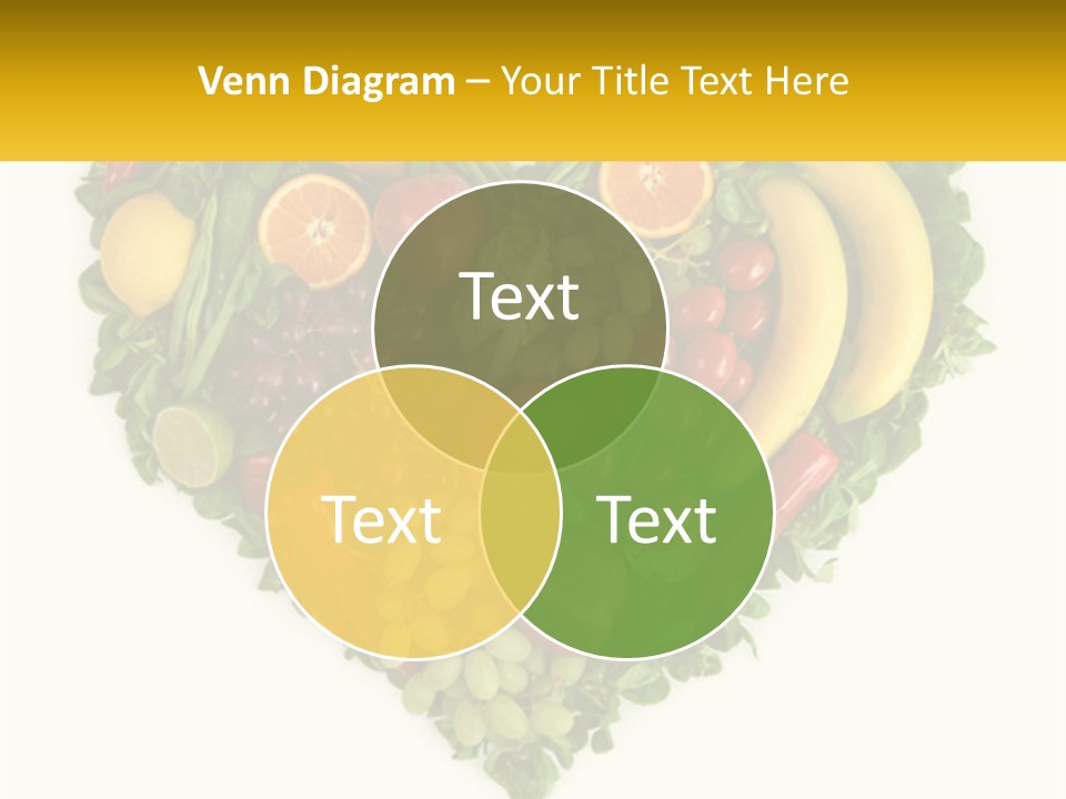 Set Of Fruits PowerPoint Template