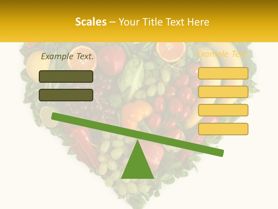 Set Of Fruits PowerPoint Template