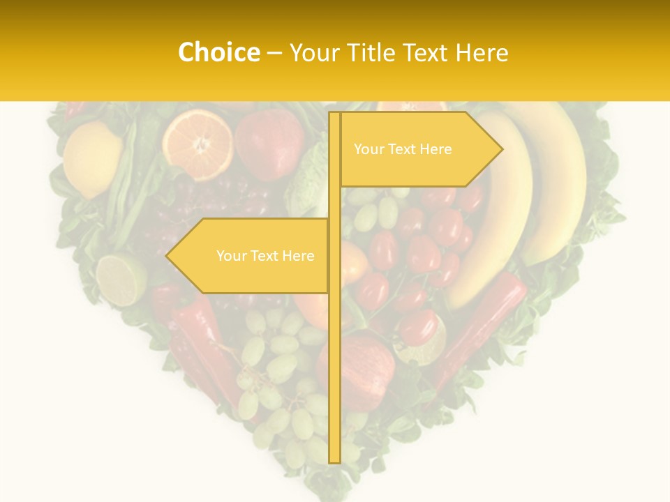 Set Of Fruits PowerPoint Template