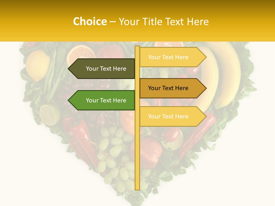 Set Of Fruits PowerPoint Template