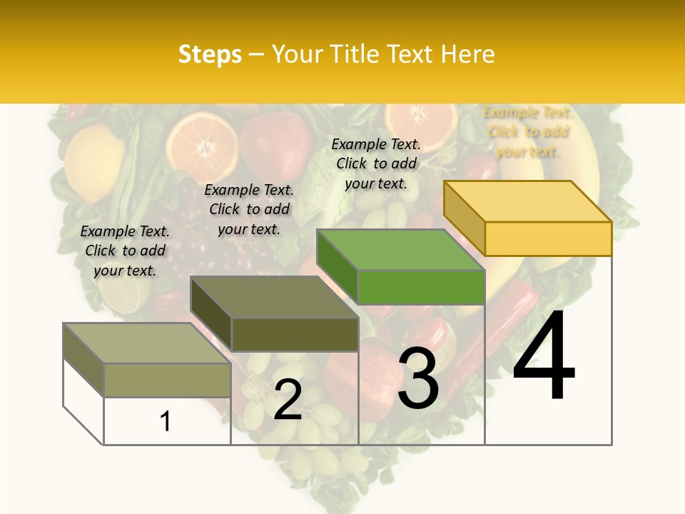 Set Of Fruits PowerPoint Template