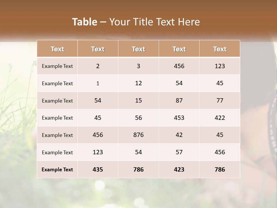 Two Children Looking At Each Other Through A Magnifying Glass PowerPoint Template