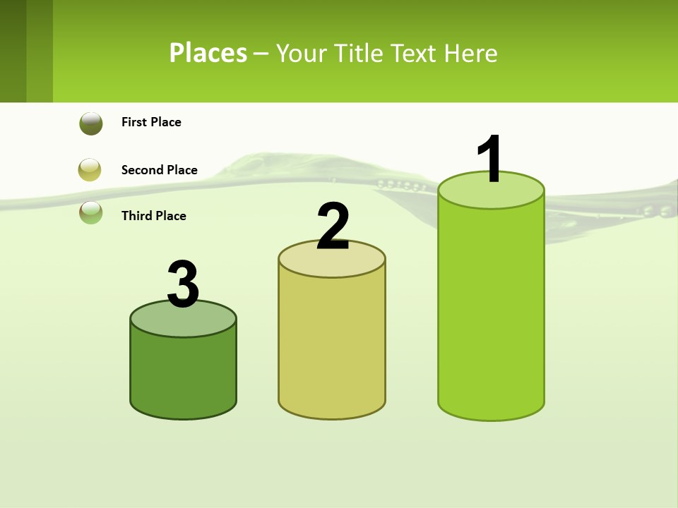 A Green Water Powerpoint Presentation PowerPoint Template