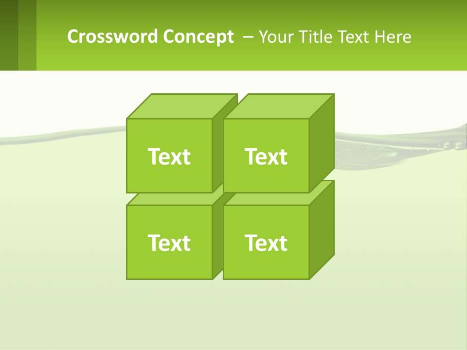 A Green Water Powerpoint Presentation PowerPoint Template