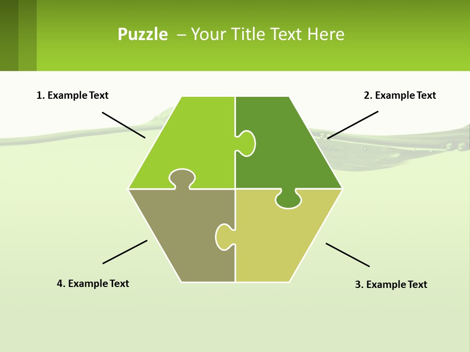 A Green Water Powerpoint Presentation PowerPoint Template