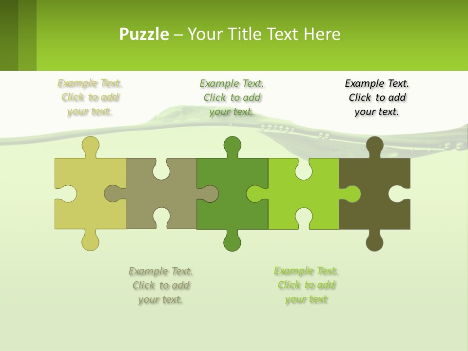 A Green Water Powerpoint Presentation PowerPoint Template