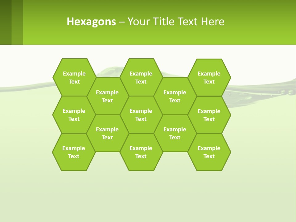 A Green Water Powerpoint Presentation PowerPoint Template