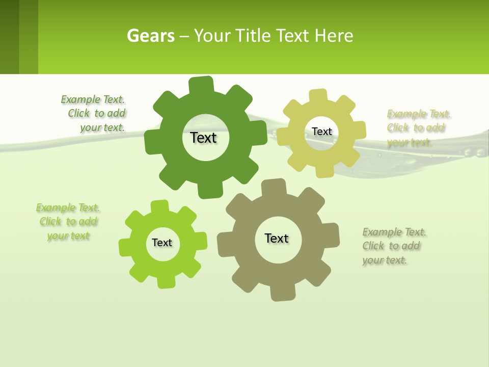 A Green Water Powerpoint Presentation PowerPoint Template