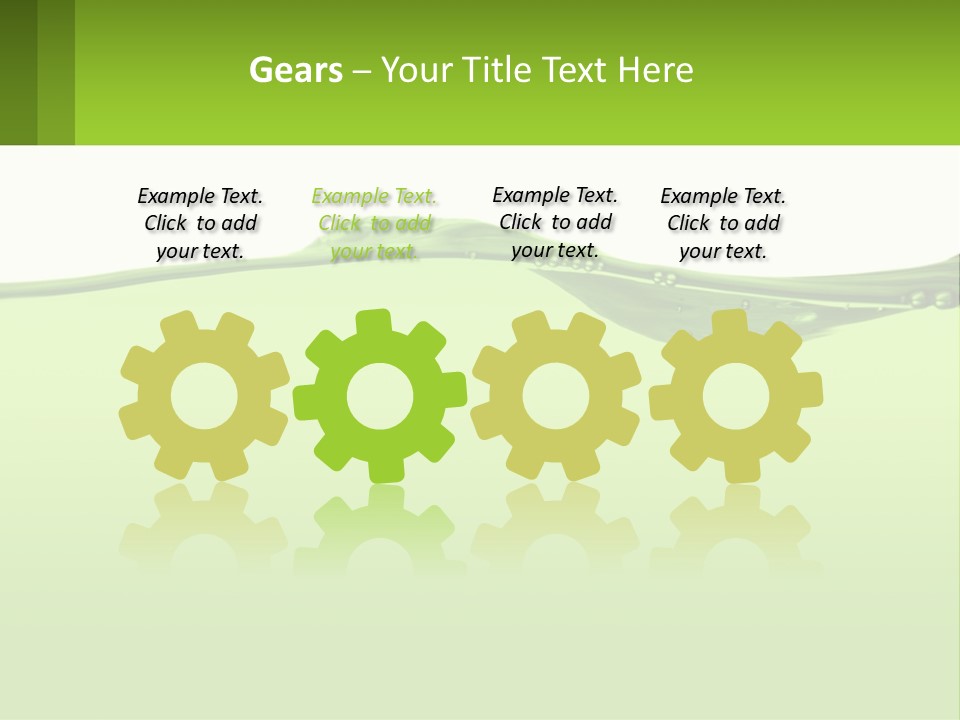 A Green Water Powerpoint Presentation PowerPoint Template