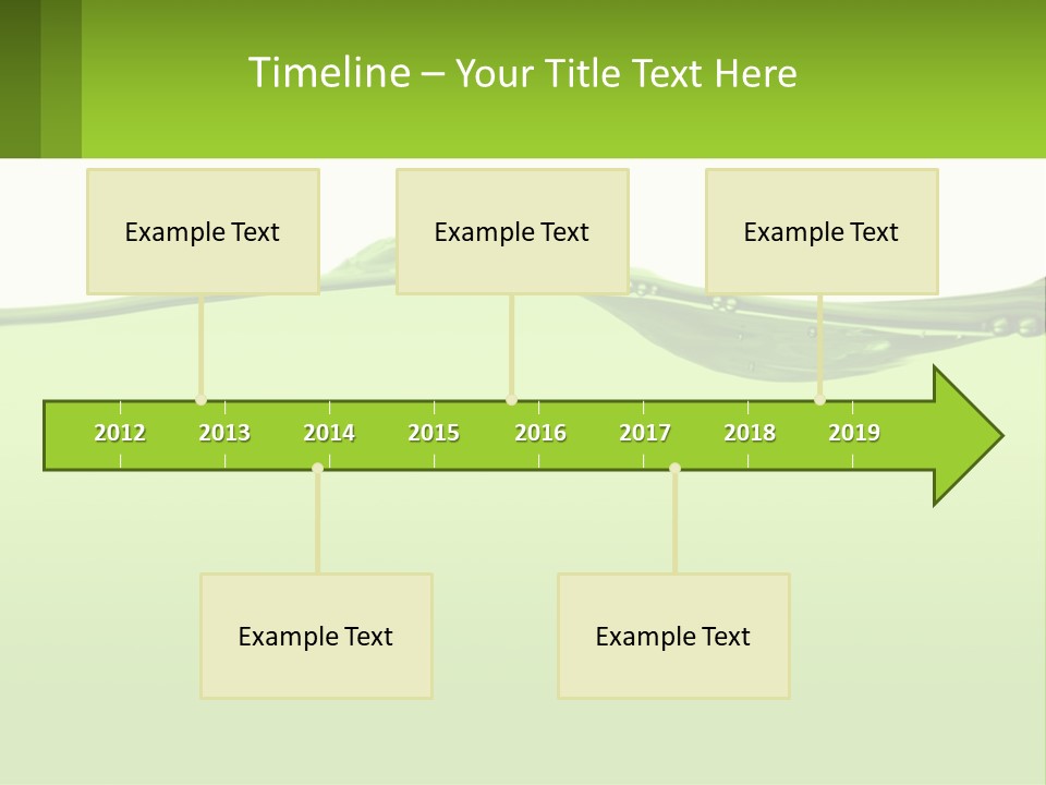 A Green Water Powerpoint Presentation PowerPoint Template