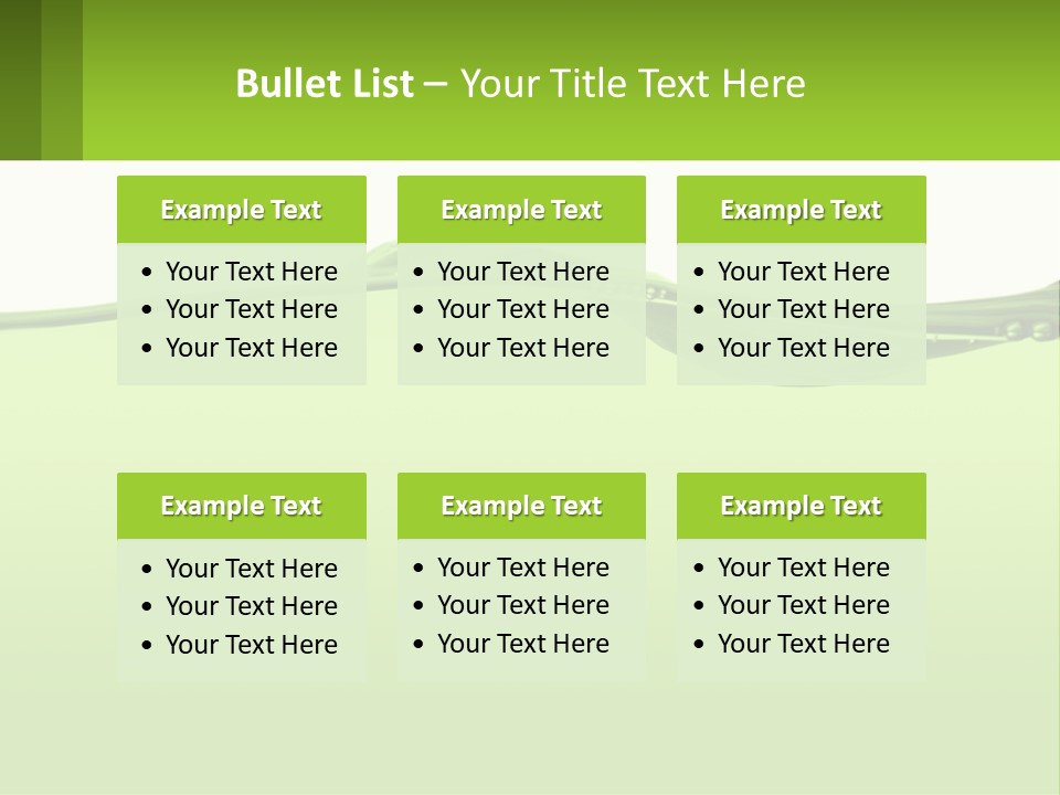 A Green Water Powerpoint Presentation PowerPoint Template