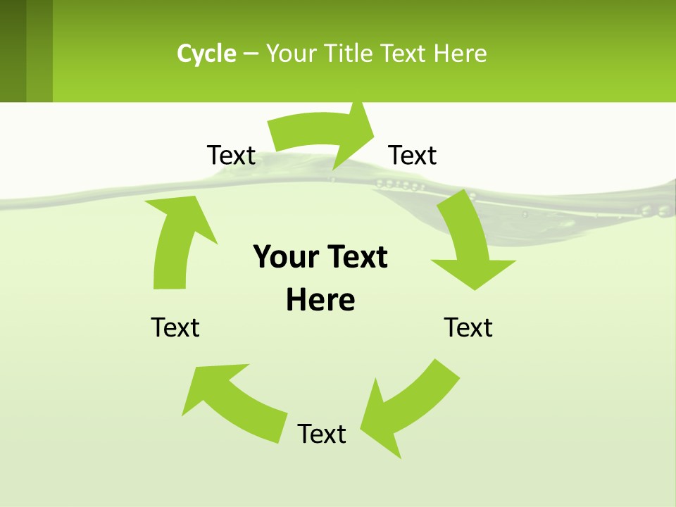 A Green Water Powerpoint Presentation PowerPoint Template