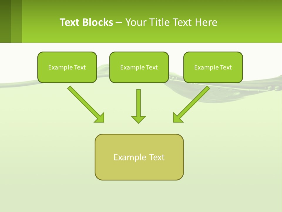 A Green Water Powerpoint Presentation PowerPoint Template