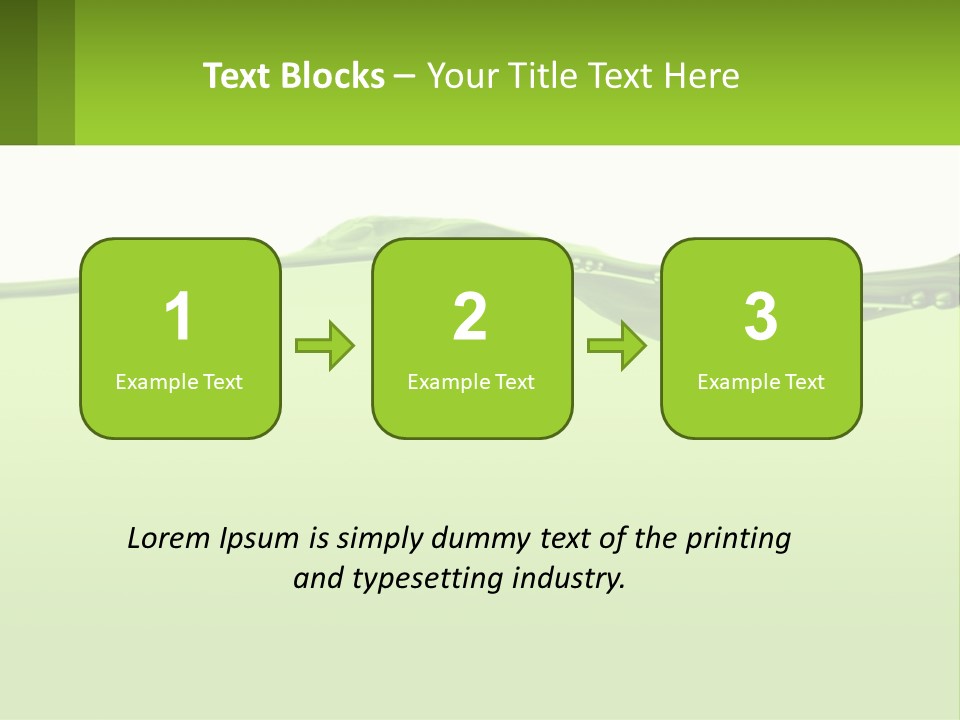 A Green Water Powerpoint Presentation PowerPoint Template