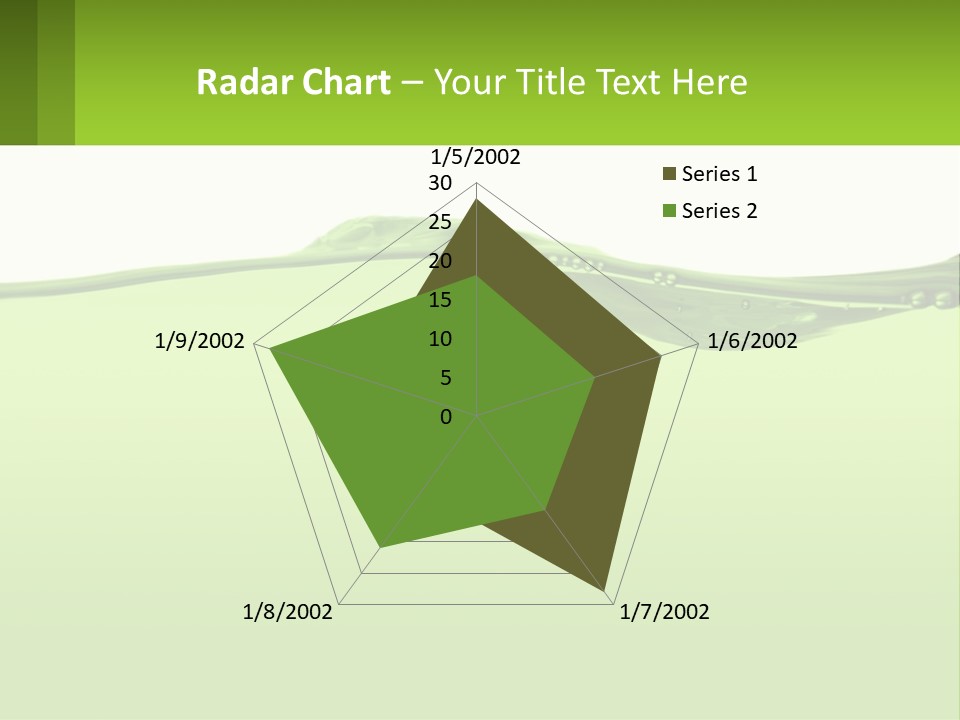 A Green Water Powerpoint Presentation PowerPoint Template