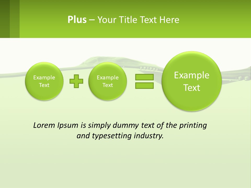 A Green Water Powerpoint Presentation PowerPoint Template
