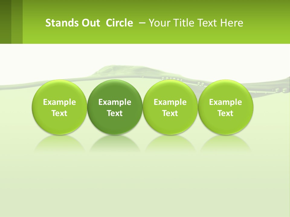 A Green Water Powerpoint Presentation PowerPoint Template