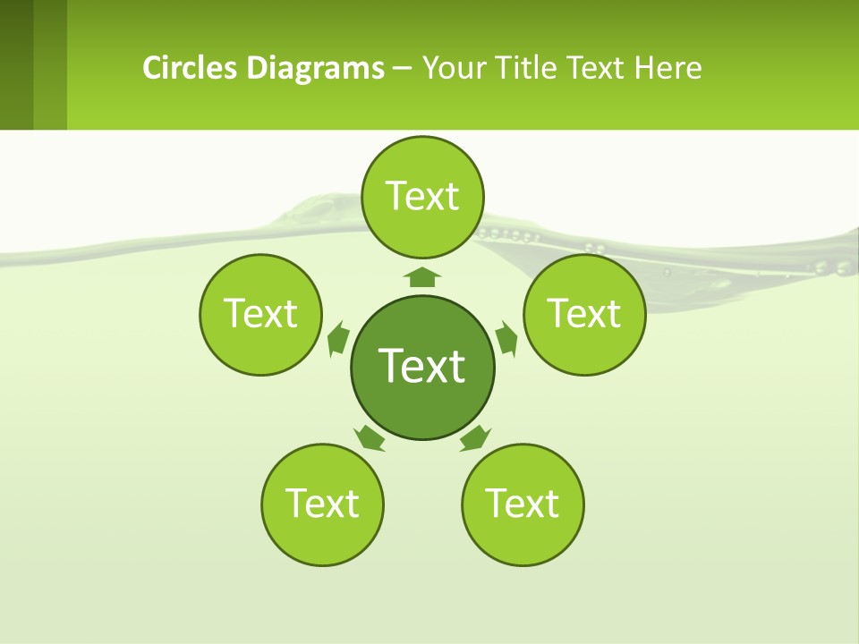 A Green Water Powerpoint Presentation PowerPoint Template