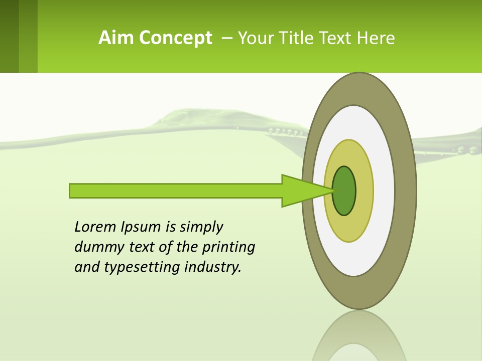 A Green Water Powerpoint Presentation PowerPoint Template