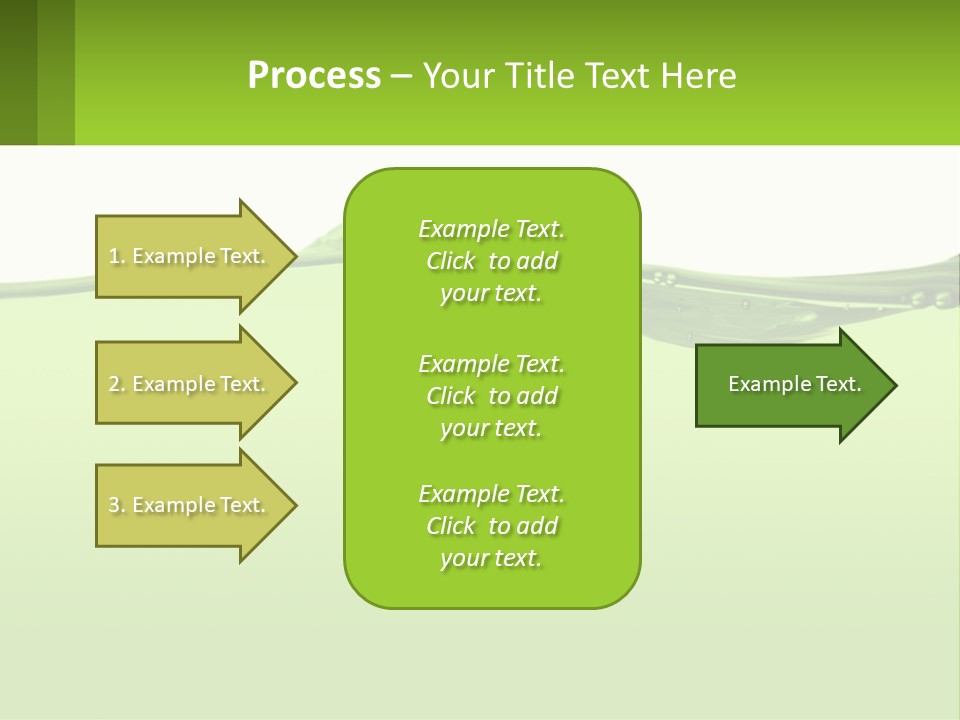 A Green Water Powerpoint Presentation PowerPoint Template