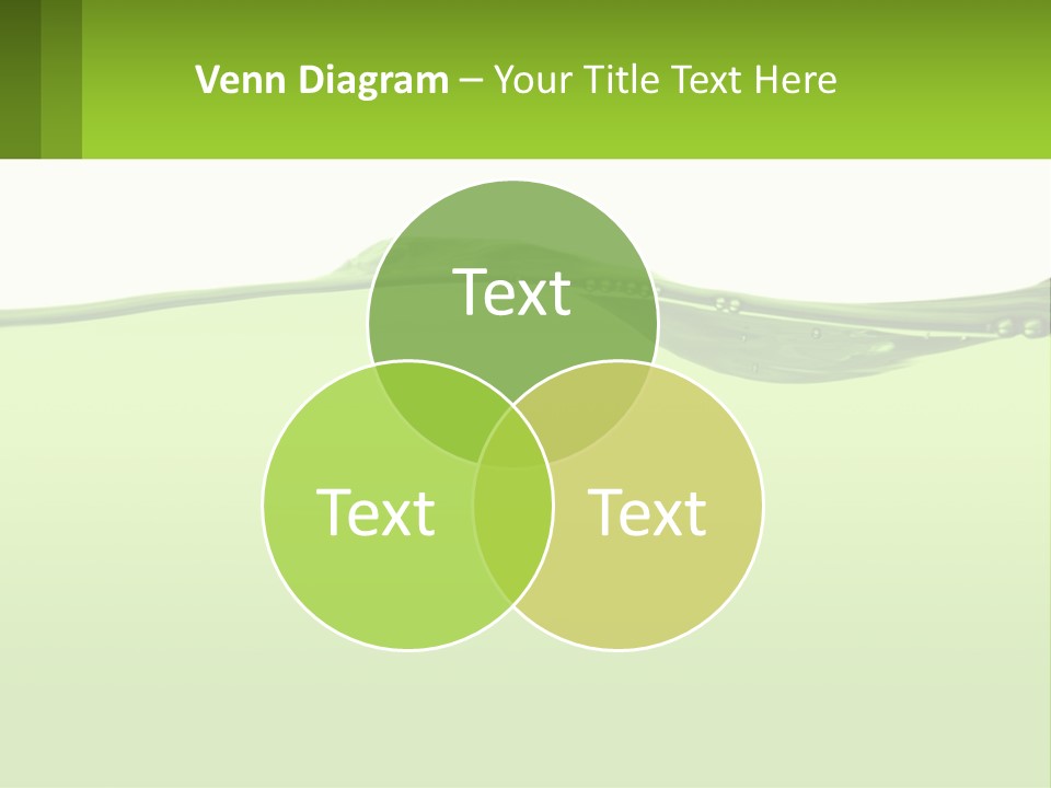 A Green Water Powerpoint Presentation PowerPoint Template