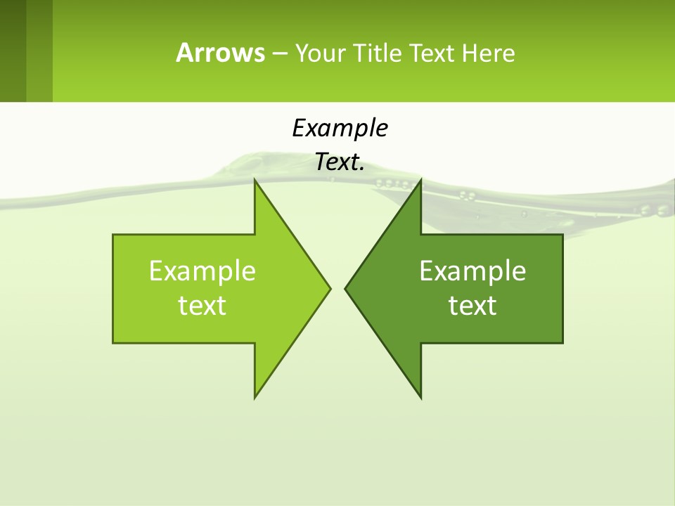 A Green Water Powerpoint Presentation PowerPoint Template