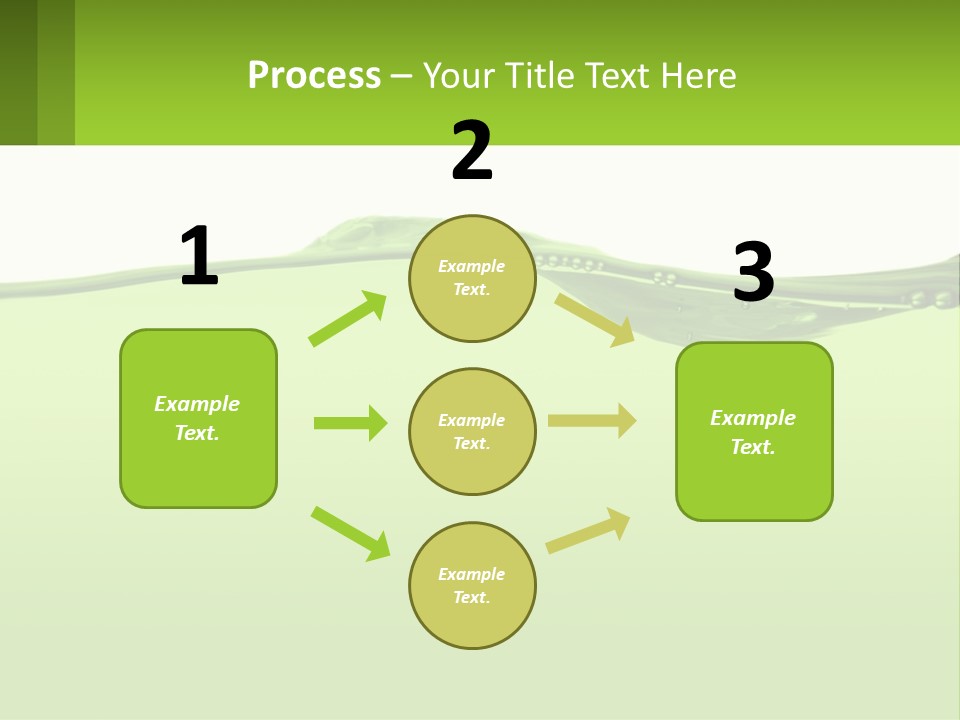 A Green Water Powerpoint Presentation PowerPoint Template