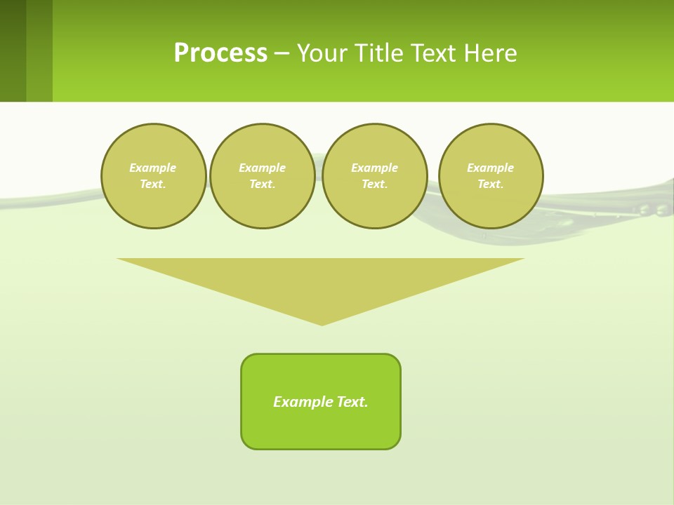A Green Water Powerpoint Presentation PowerPoint Template