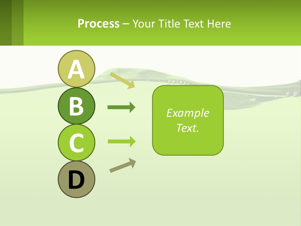 A Green Water Powerpoint Presentation PowerPoint Template
