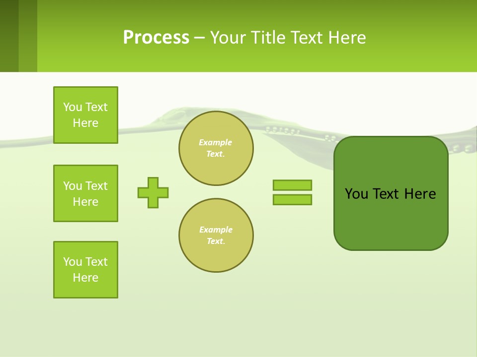 A Green Water Powerpoint Presentation PowerPoint Template