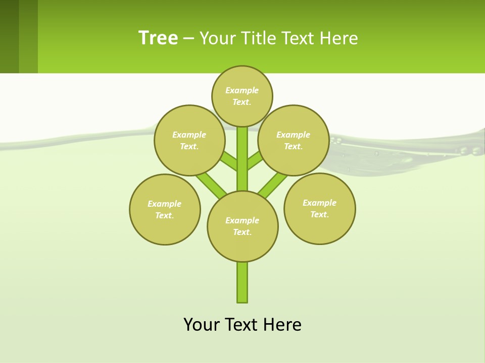 A Green Water Powerpoint Presentation PowerPoint Template