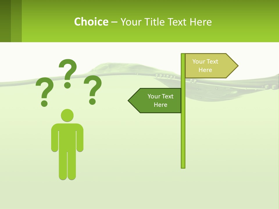 A Green Water Powerpoint Presentation PowerPoint Template