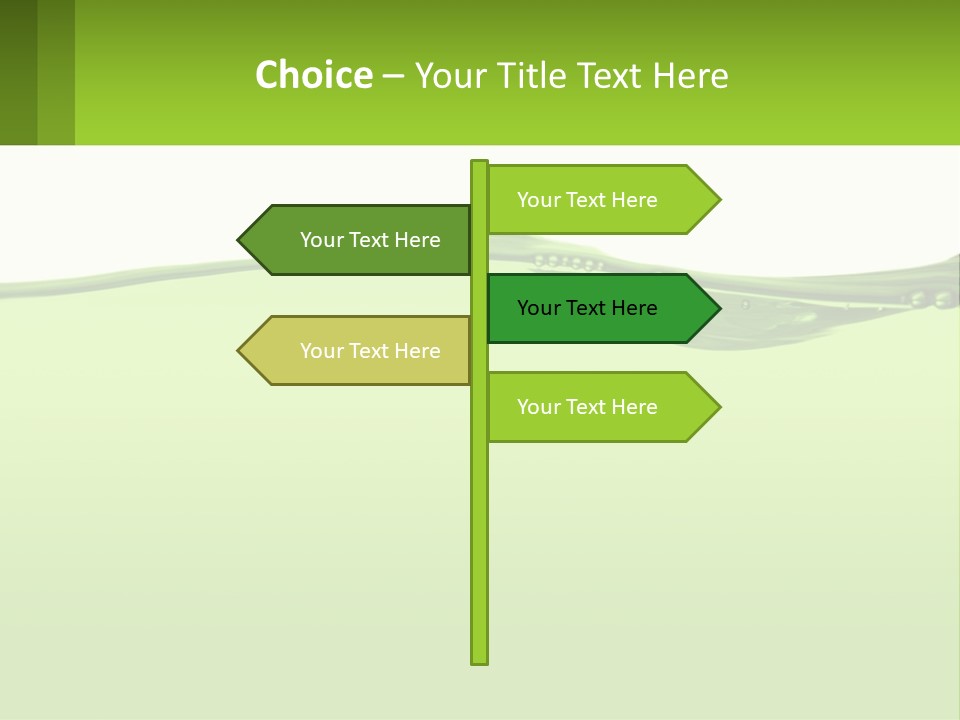 A Green Water Powerpoint Presentation PowerPoint Template